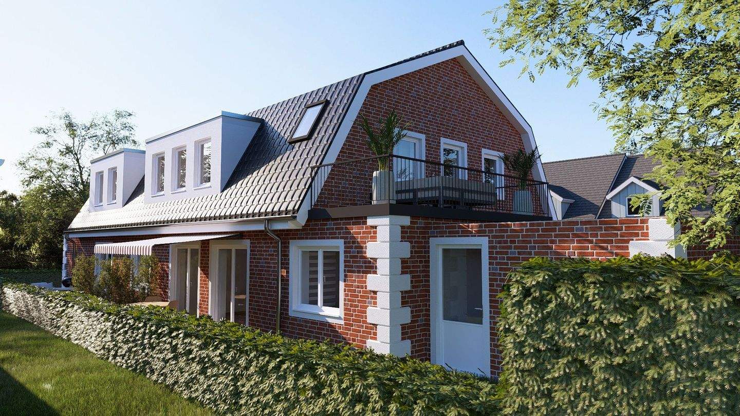 Neubau: 2-Zimmer-Wohnung mit Balkon auf rückliegendem Grundstück am Flötenteich – Oldenburg – Vorschaubild 4