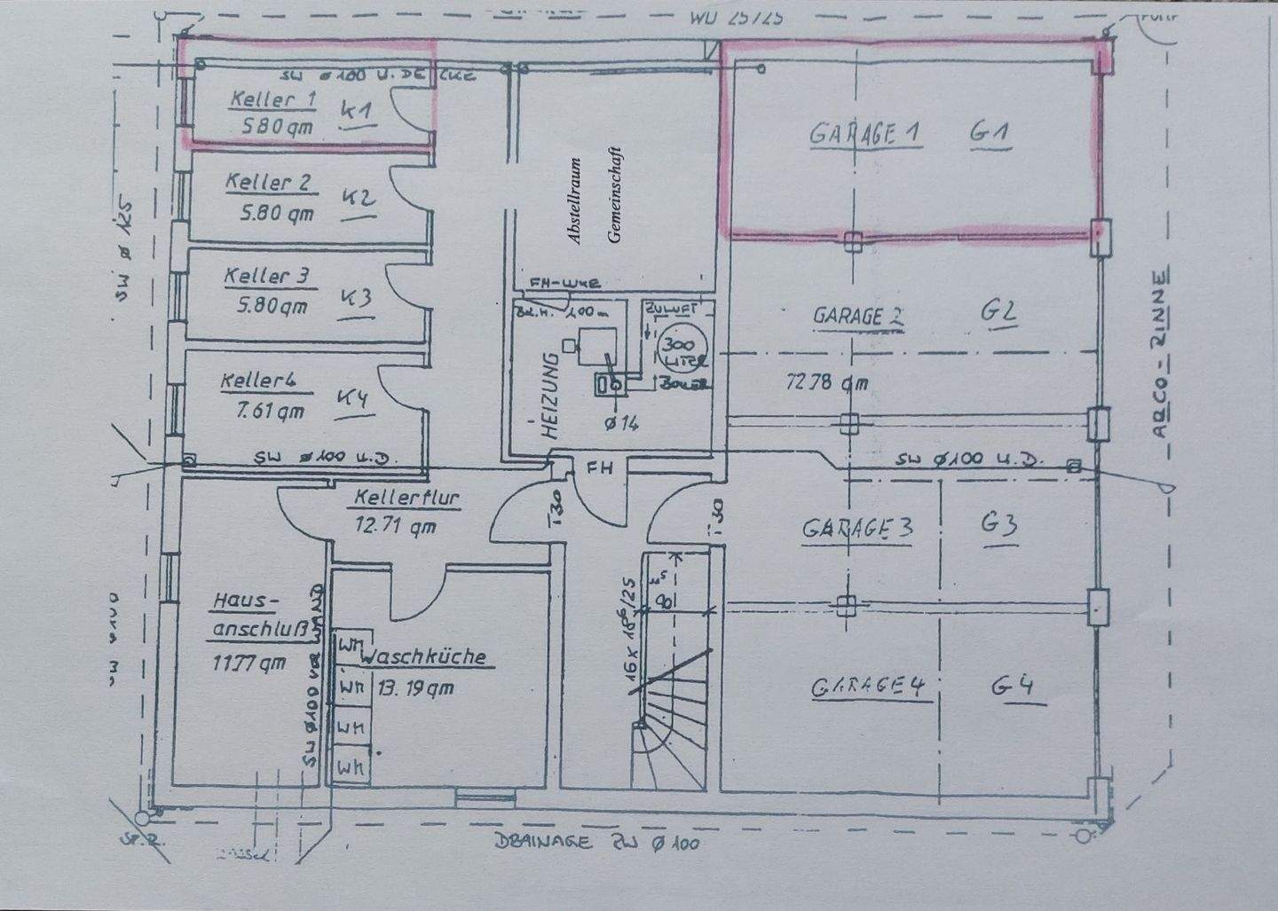 Provisionsfreie 3 Zimmer, Küche, großes Bad, Abstellraum, Terrasse, eingezäunter Garten, Keller, Waschkeller, eigene separate Tiefgarage ! – Berlin – Vorschaubild 8