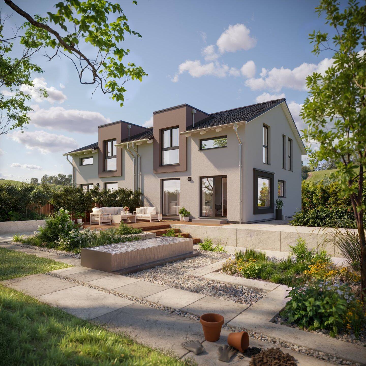 Modernes Design in familienfreundlicher Lage!