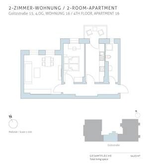 Erstattung der Erwerbsnebenkosten: Vermietete 2-Zimmerwohnung mit Balkon in Schöneberg – 10781 Berlin – Vorschaubild 5