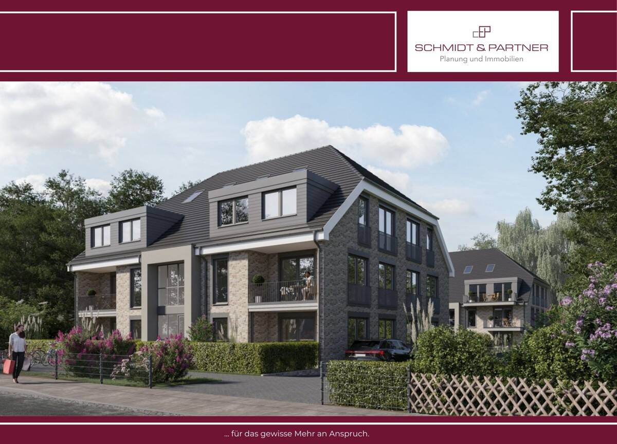 Hochwertige Neubauwohnung nur ca. 600 Meter zur Trave und zum Zentrum. Direkt vom Bauträger.