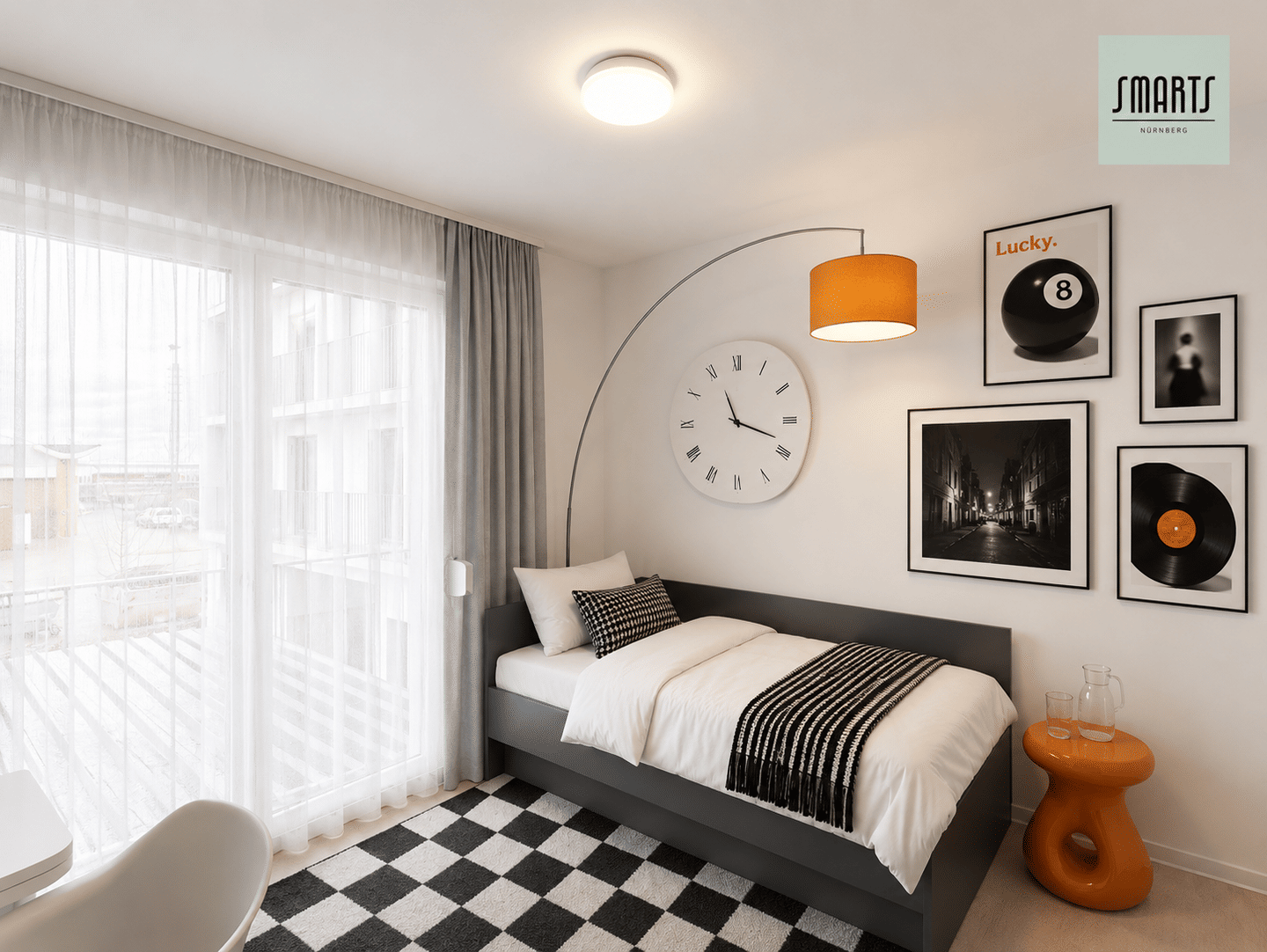 Aufgepasst: modernes 1-Zimmer-Apartment – Nürnberg – Vorschaubild 3