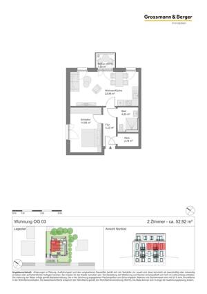NEU: Hochwertige 2-Zimmer-Neubauwohnung mit Balkon - ideal für Eigennutzer & Kapitalanleger – 22459 Hamburg – Vorschaubild 7