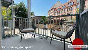 Stadtnah wohnen in St. Peter! Schöne 3-Zi. Erstbezug Wohnung mit Balkon.