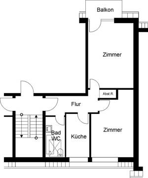 2 Zimmer-Wohnung im DG – 19217 Rehna – Vorschaubild 2