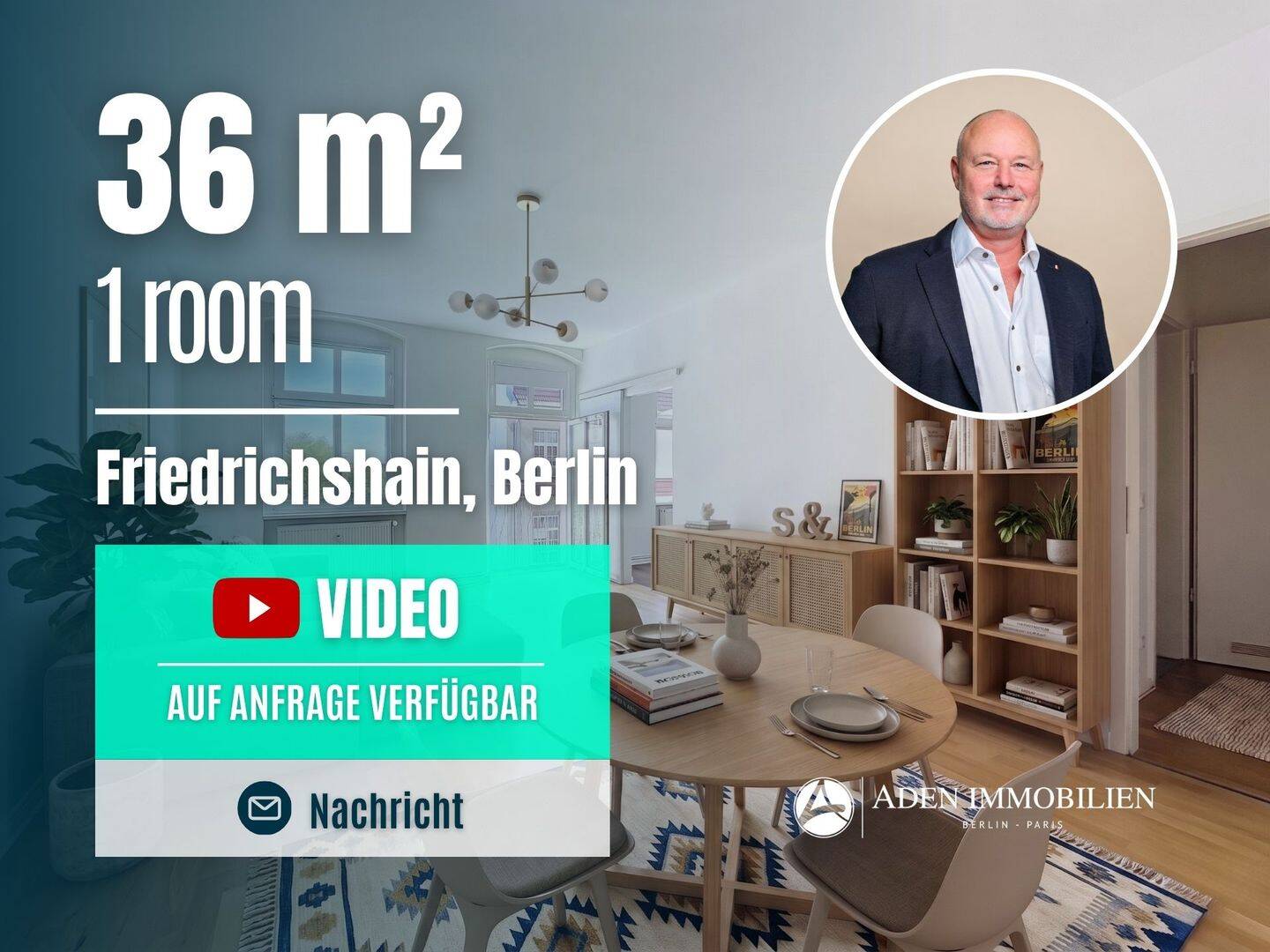 Im Samariterviertel! 1-Zi. Altbauwohnung, Balkon + EBK! – Berlin – Vorschaubild 3