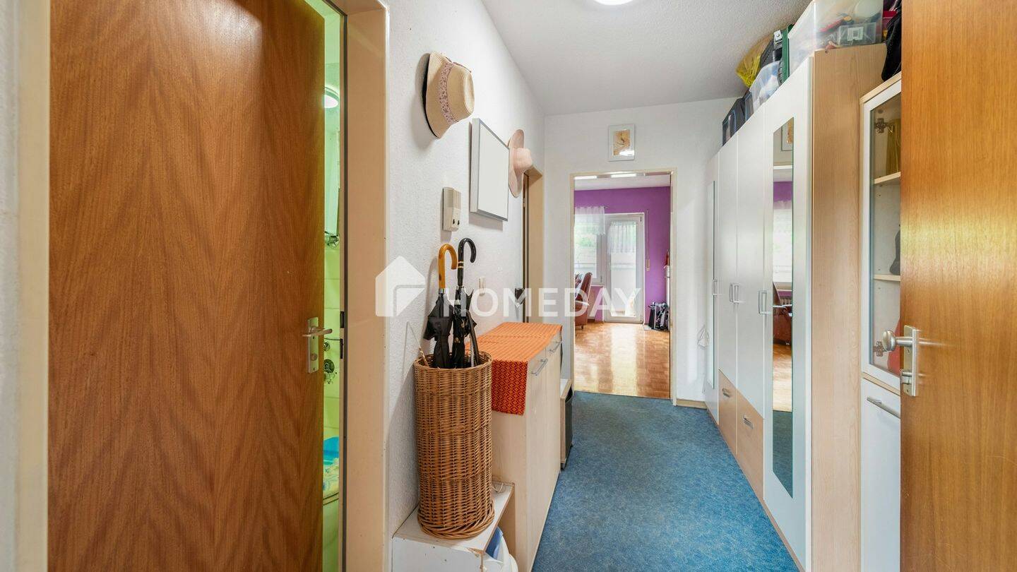 Klein & charmant - Gepflegte Etagenwohnung mit Loggia und Stellplatz