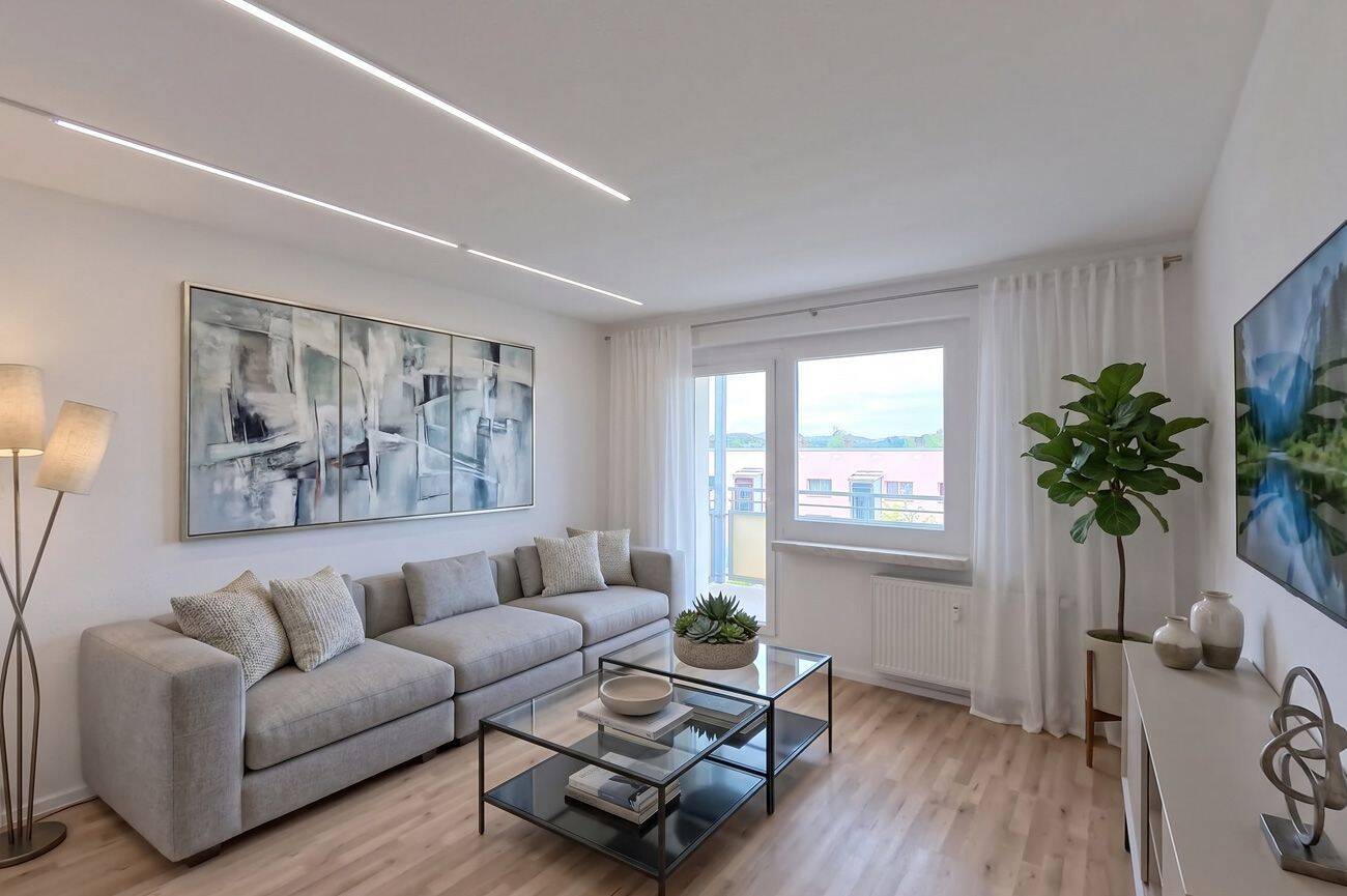 neu renoviert mit Einbauküche in grüner Lagen nahe Bernsdorfer-Bad – Chemnitz – Vorschaubild 3
