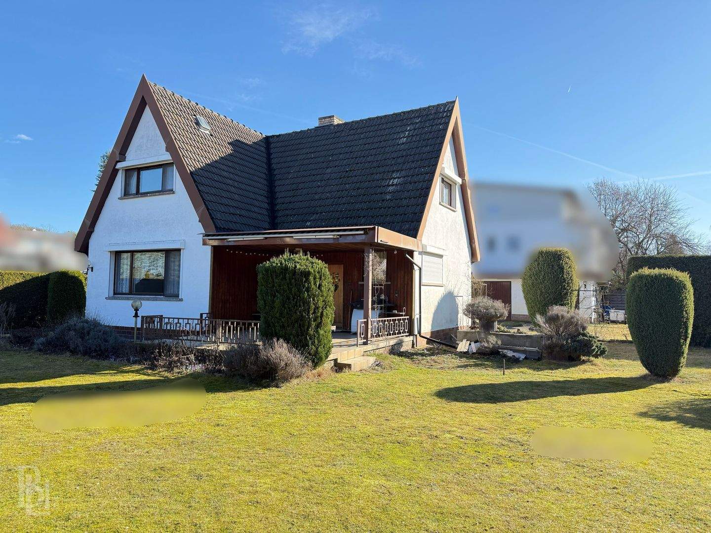 Großzügiges Grundstück 1414m² mit kleinem Haus und Nebengelass in Neu Fahrland & Option zum Neubau – Potsdam – Bild 1 von 8