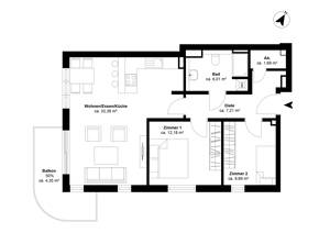 *** NEU - FERTIGGESTELLTE 3-Zi.-WOHNUNG MIT GR. BALKON, FAHRSTUHL + TG - KOPPERBOOG.DE *** – 22399 Hamburg – Vorschaubild 5