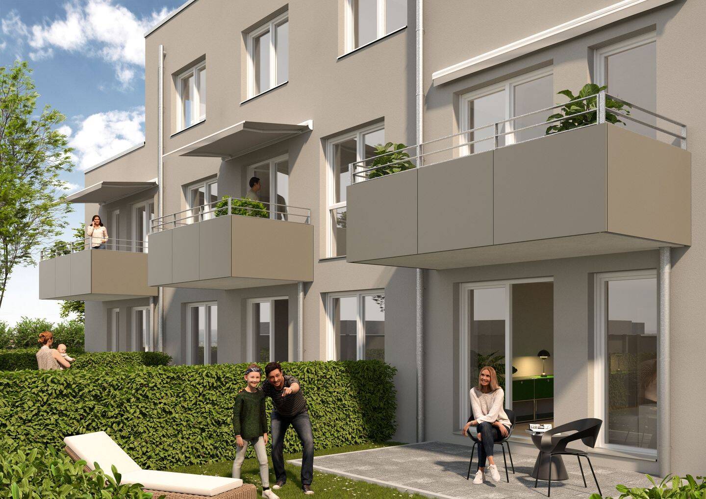 Neubauprojekt · provisionsfrei Neues Wohnen "Alte Reut" Bezugsbereit Dezember 2026 . 3 Zimmer . 78,91 m² – Fürth – Vorschaubild 4