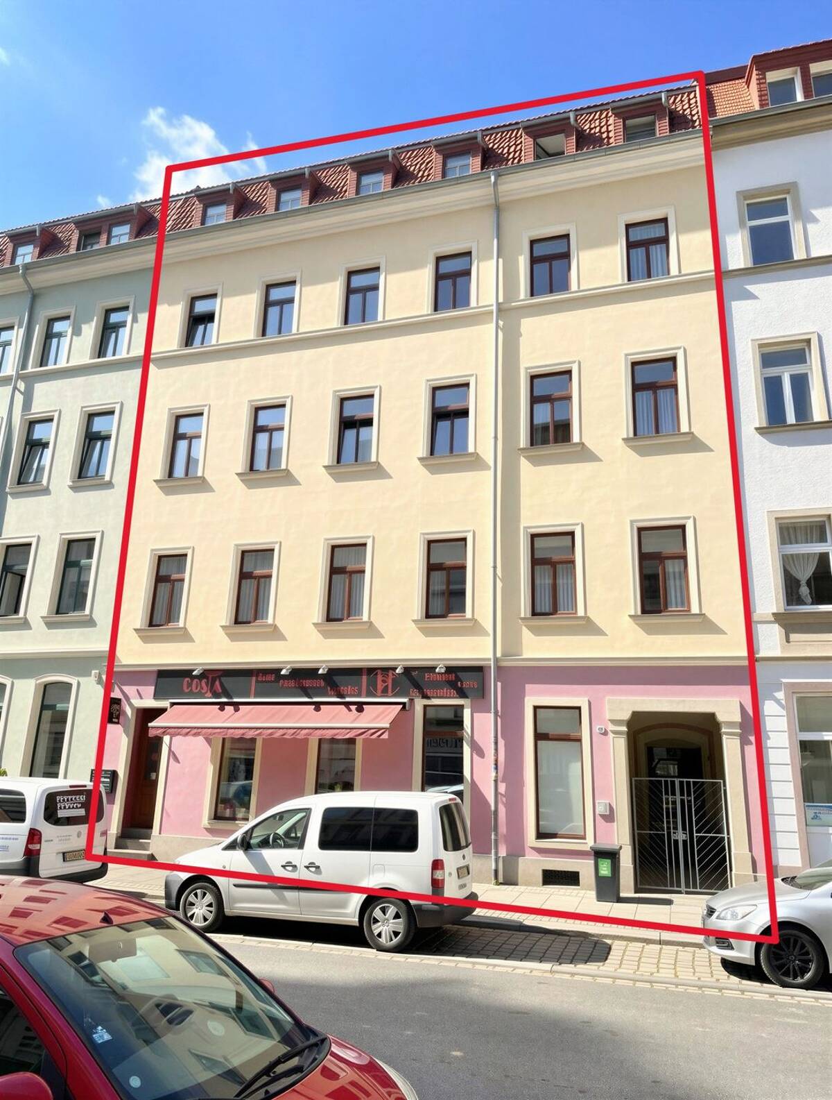 Voll vermietetes MFH als renditestarke Kapitalanlage in begehrter Wohnlage von Dresden-Hechtviertel – 1097 Dresden – Bild 1 von 9