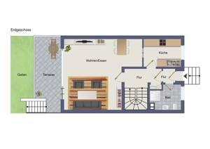 Familiengerechtes Reihenmittelhaus in ruhiger Lage – 64291 Darmstadt – Vorschaubild 2