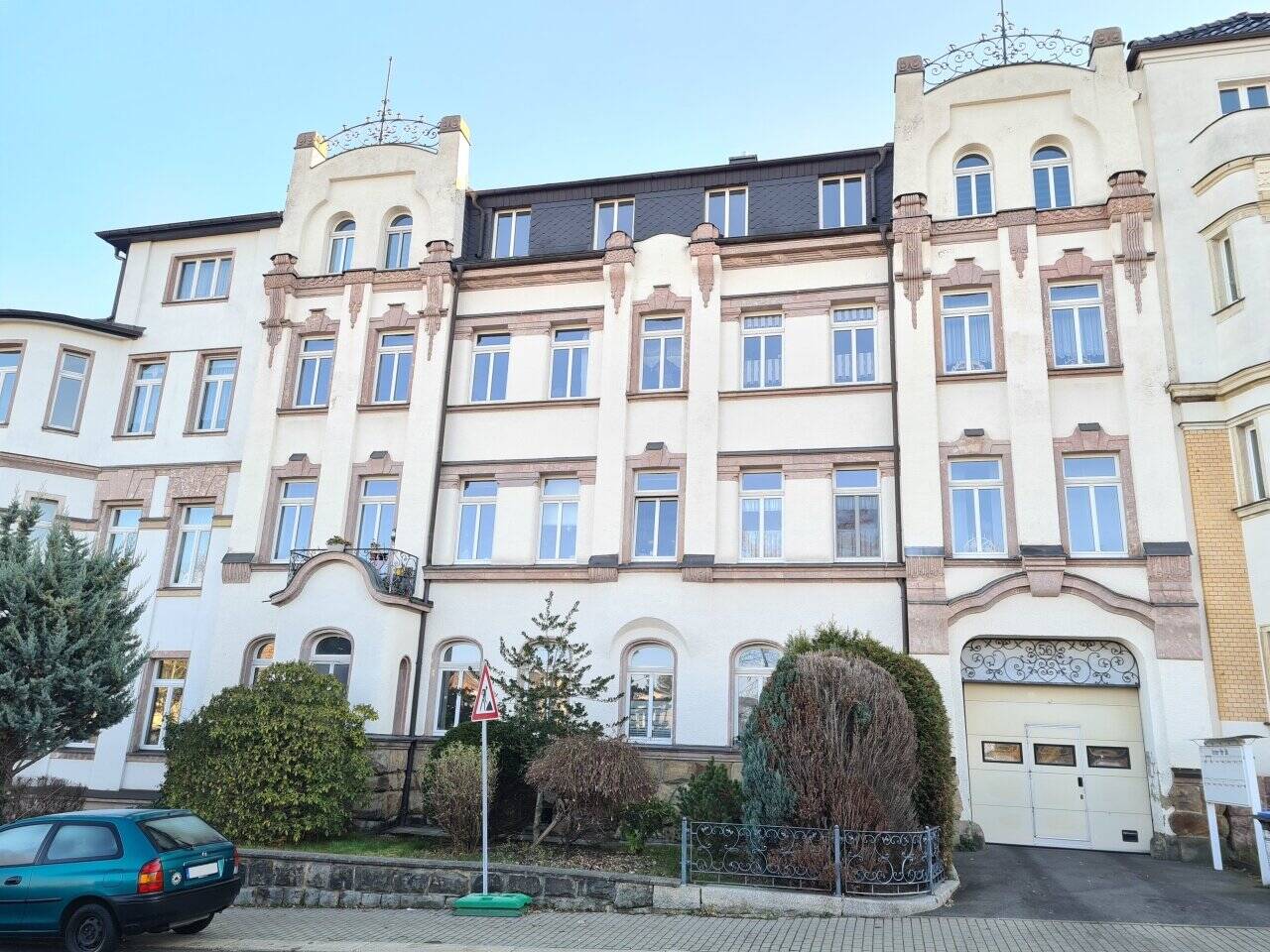 Attraktive 2-Raum-Wohnung mit Balkon und Einbauküche in einem aufwändig sanierten Gründerzeithaus im York-Gebiet in Chemnitz