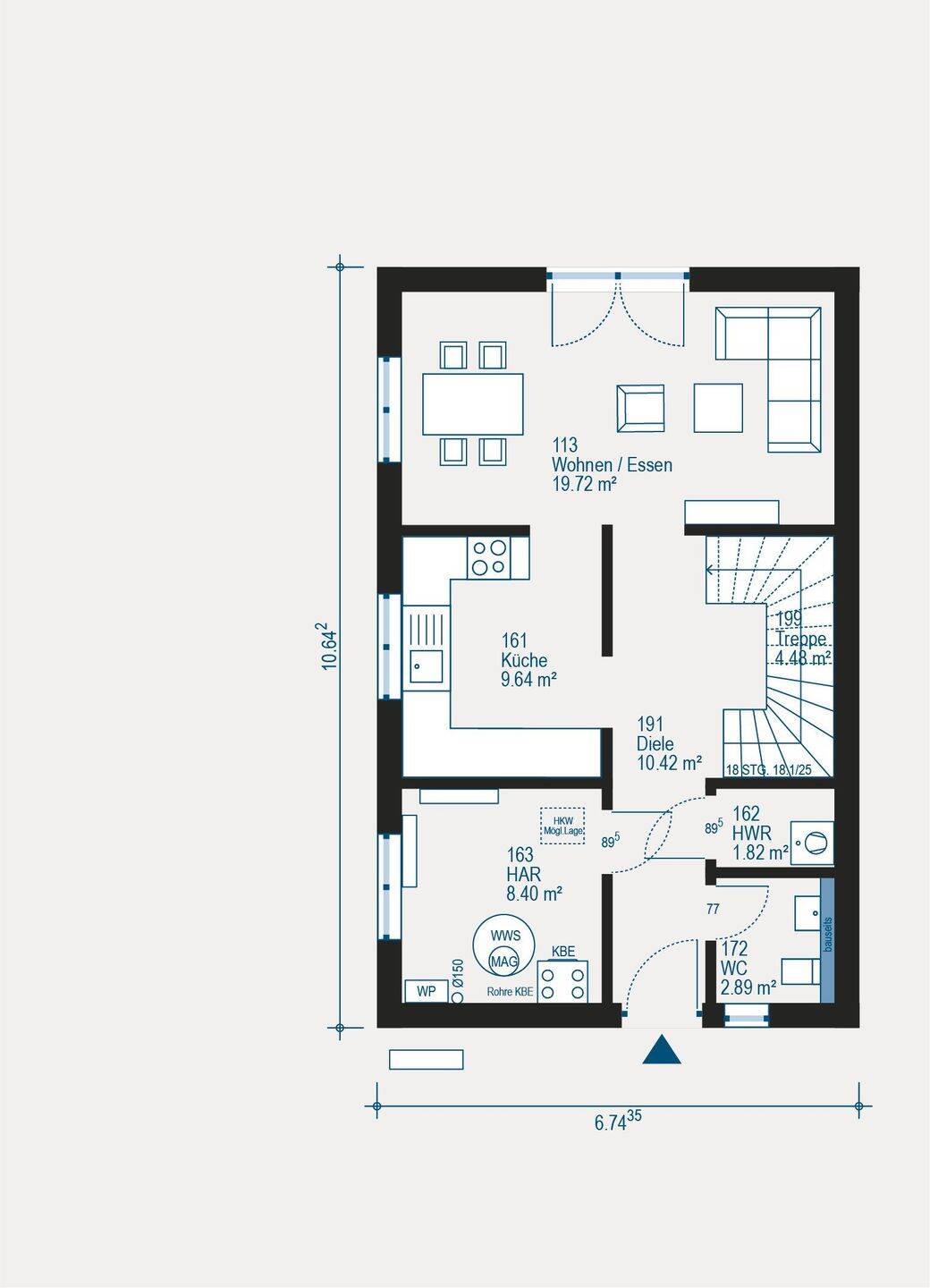 Modernes Doppelhaus in Mannheim - anpassbar und familienfreundlich – Mannheim – Vorschaubild 8