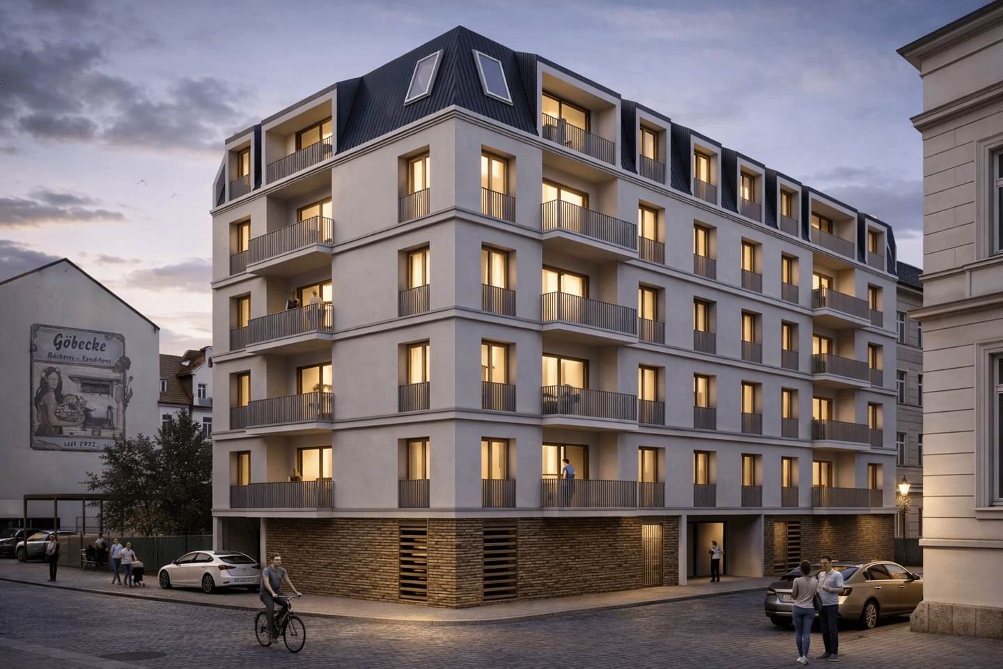 3-Zi Stadtwohnung I Balkon I Neubau I Top Lage im Herzen der Stadt I Modern, hochwertig ausgestattet – Leipzig – Vorschaubild 6