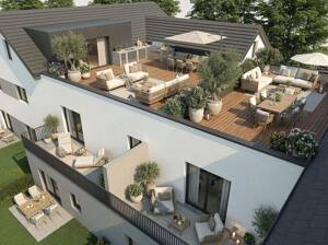 Exclusives Penthouse mit Dachterrasse in Erlangen, Alterlangen mit exclusivem zusätzlichem Zugang über den geplanten Aufzug – 91056 Erlangen – Vorschaubild 3
