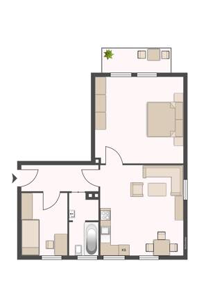 Modernisierte 3-Zimmer-Wohnung in Korbach – 34497 Korbach – Vorschaubild 2