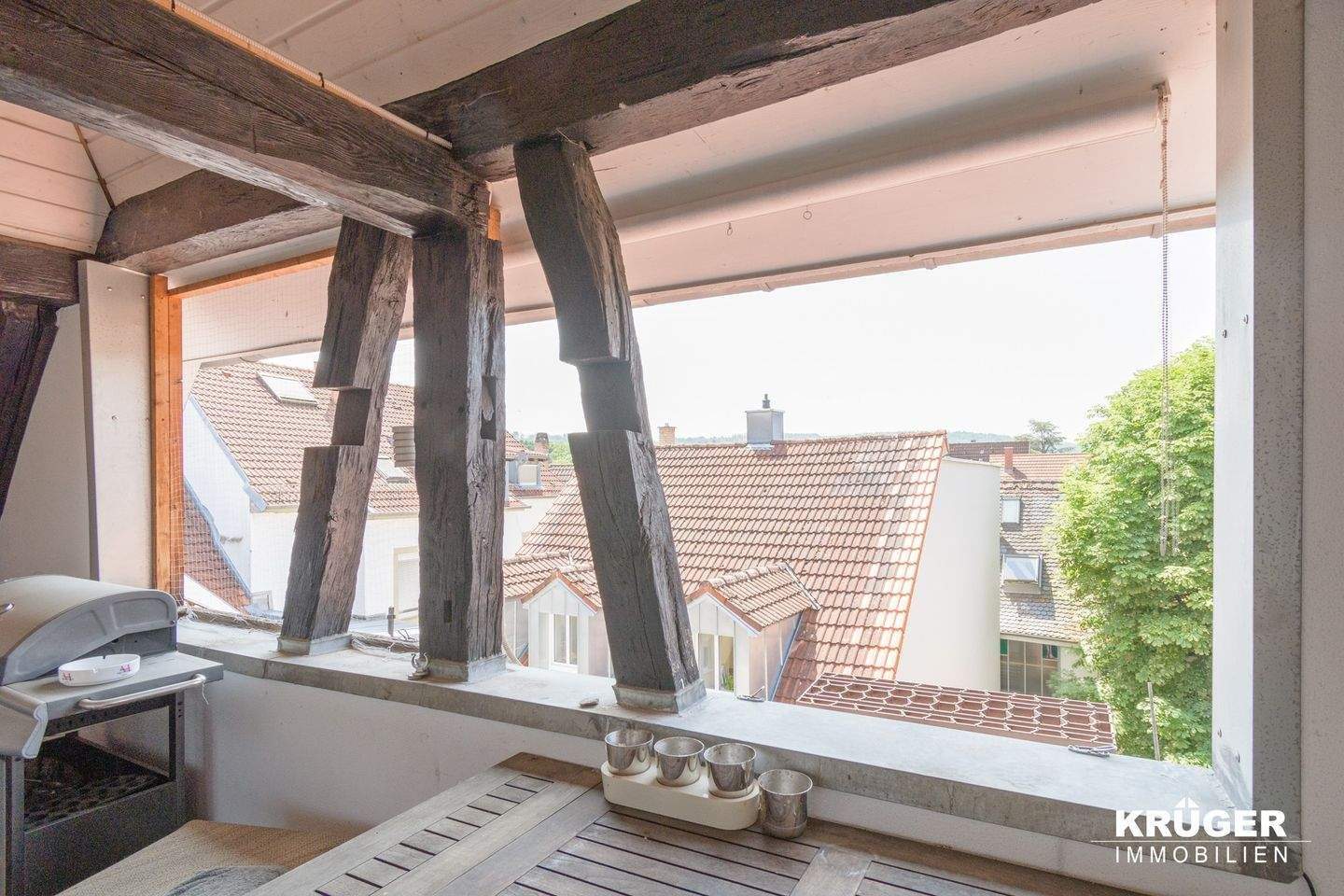 KA-Durlach / außergewöhnliche DG-Maisonette-Whg mit Süd-Loggia, 5 Zimmer und optional zwei TG-Stellplätze – Karlsruhe – Vorschaubild 6