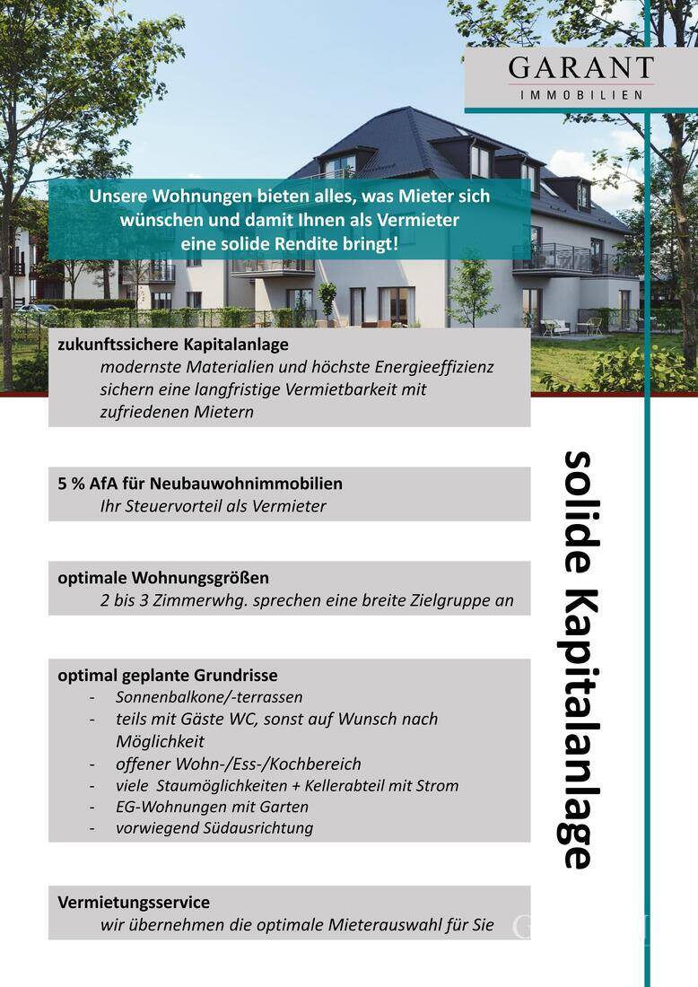 Süd/West-Balkon - Neubauwohnung in ruhiger Lage - Ideal für Eigennutzer & Kapitalanleger! – München – Vorschaubild 6
