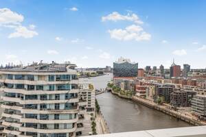 Leben zwischen Elbe und Skyline: Luxuriöses Strandhaus-Apartment mit Panoramablick – 20457 Hamburg – Vorschaubild 2