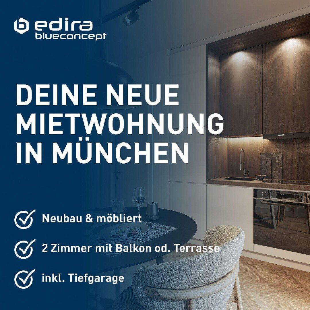 ab 01.07. möblierte 2-Zimmer-Mietwohnung in München-Fasangarten