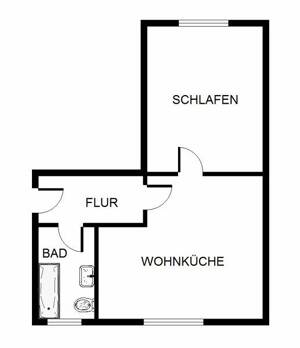 Ihr neues Zuhause: 2-Zimmer-Wohnung mit Tageslichtbad – 45329 Essen – Vorschaubild 6