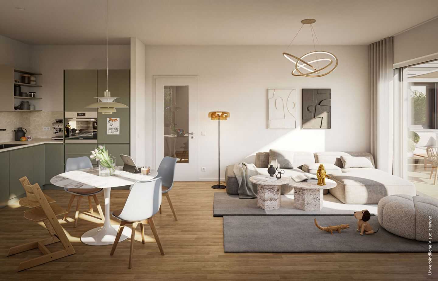 Single-Wohnung mit ca. 62 m² samt Dusche und Balkon – Berlin – Vorschaubild 3