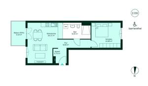 Barrierefreie Eigentumswohnung mit Balkon zum Innenhof – 40597 Düsseldorf – Vorschaubild 9