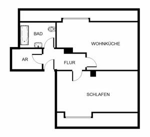 Auf, nach Heisingen! Urgemütliche, renovierte 2 Zimmer im DG (2.OG) – 45259 Essen – Vorschaubild 2