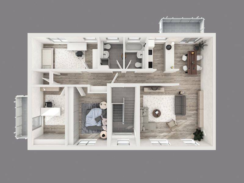 Ihr neues Zuhause hat 4-Zimmer in zentraler Lage – Bochum – Vorschaubild 5