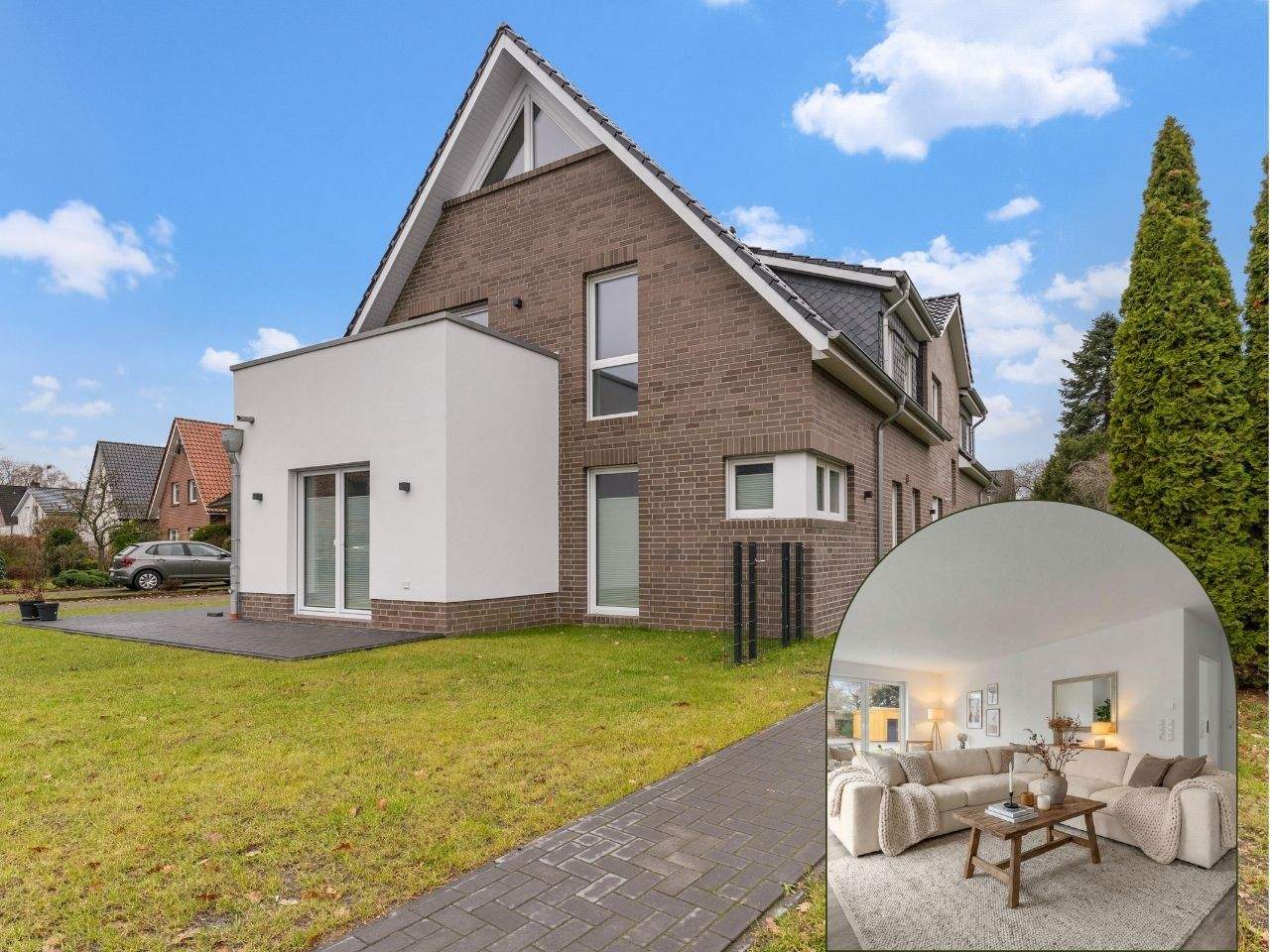 NEUBAU: Wohnen, wie im eigenen Haus, nur smarter! Bümmerstede – Oldenburg – Bild 1 von 9