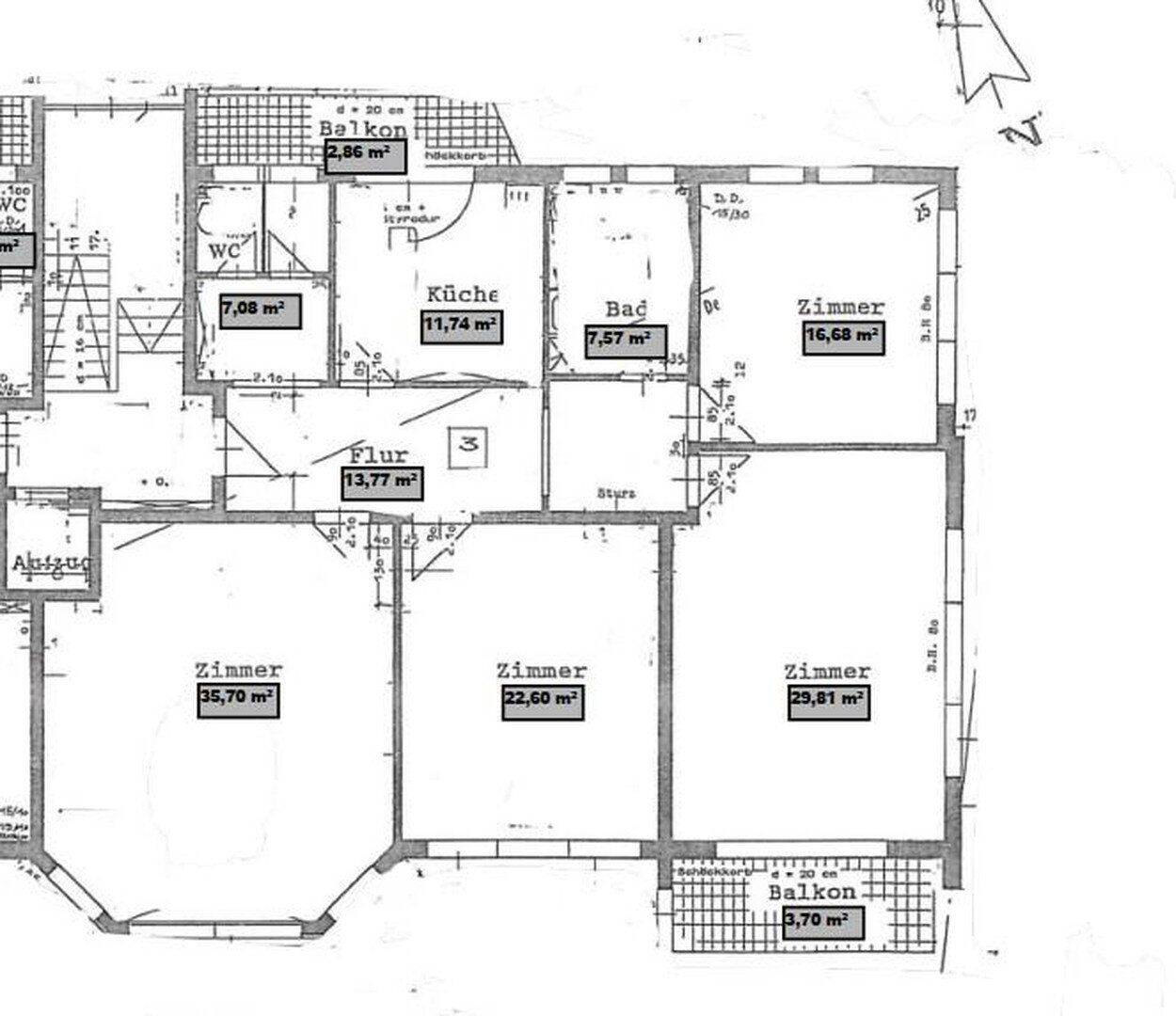 4-Zimmerwohnung in Freiburg Ost (Waldsee)