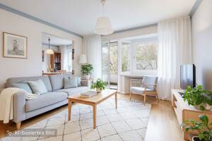 Licht, Ruhe und Natur: Schöne 3-Zimmer-Wohnung mit Balkon und TG-Stellplatz – 22589 Hamburg – Vorschaubild 2