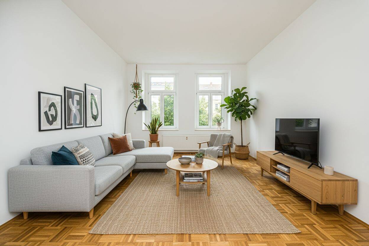 Renovierte 2-Zimmer-Altbauwohnung mit Balkon