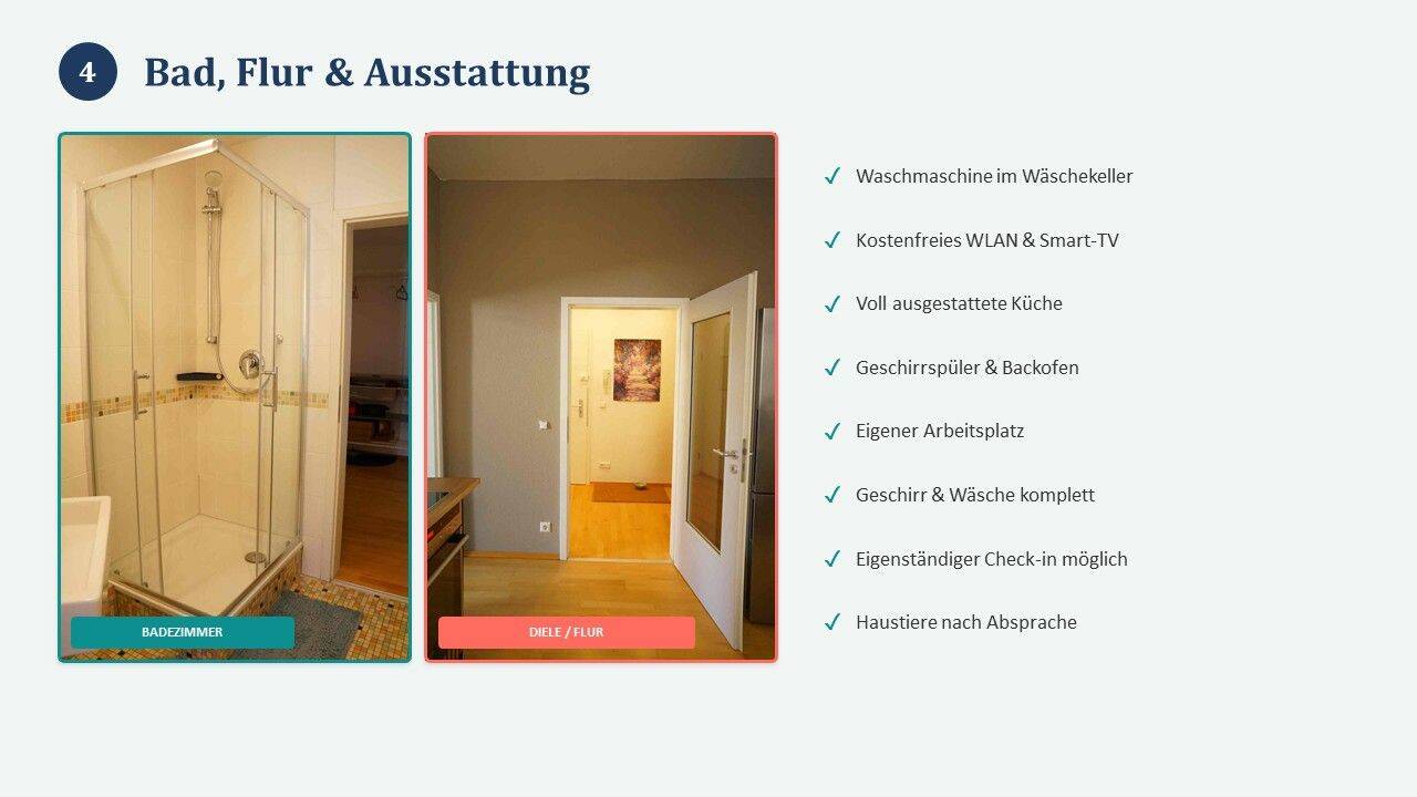 Möbliert auf Zeit: 60 m² Altbau am Floßplatz, alles inklusive – Leipzig – Vorschaubild 5