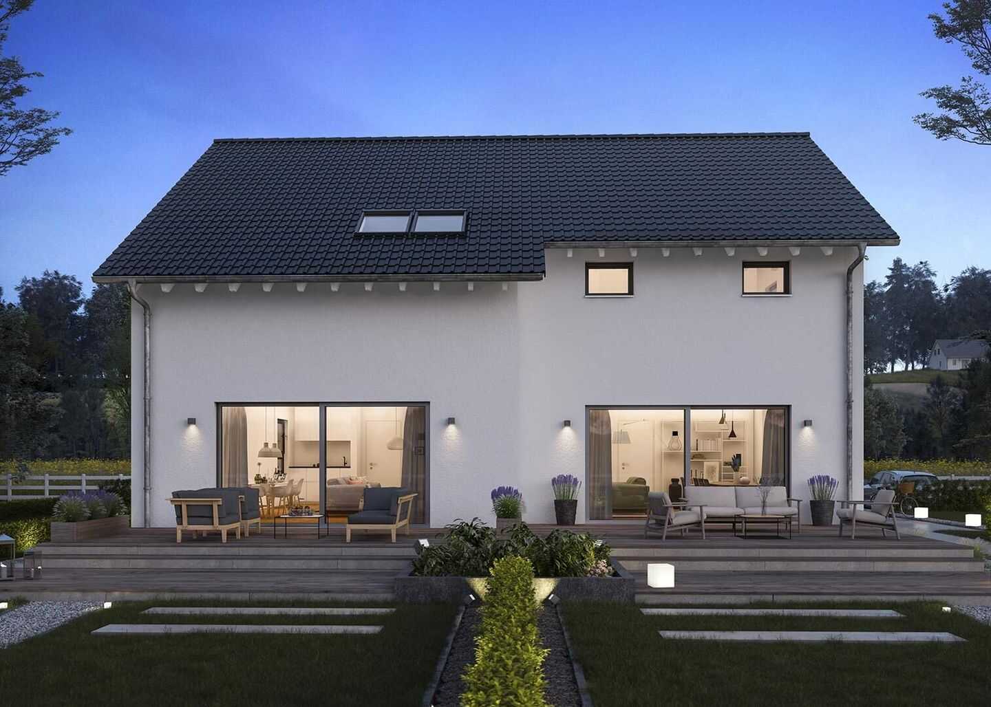 Traumhaus FamilyStyle 24.01S - bauen Sie Ihr Doppelhaus mit massa haus – Pforzheim – Vorschaubild 5