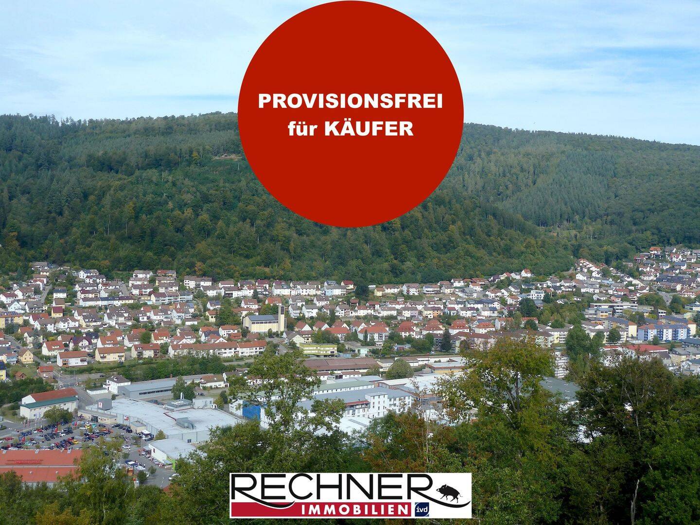 *** PROVISIONSFREI *** ... NEU IM ANGEBOT! EBERBACH: Preiswerte DHH mit Garage! – Eberbach – Bild 1 von 2