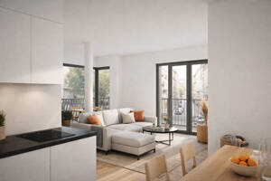 SCHÖNEBERG / KREUZBERG: ERSTBEZUG im LUXUS Neubau: 3-Zi-DACHGESCHOSS, 71 m² + 2 Bäder + 2 TERRASSEN – 10783 Berlin – Vorschaubild 2