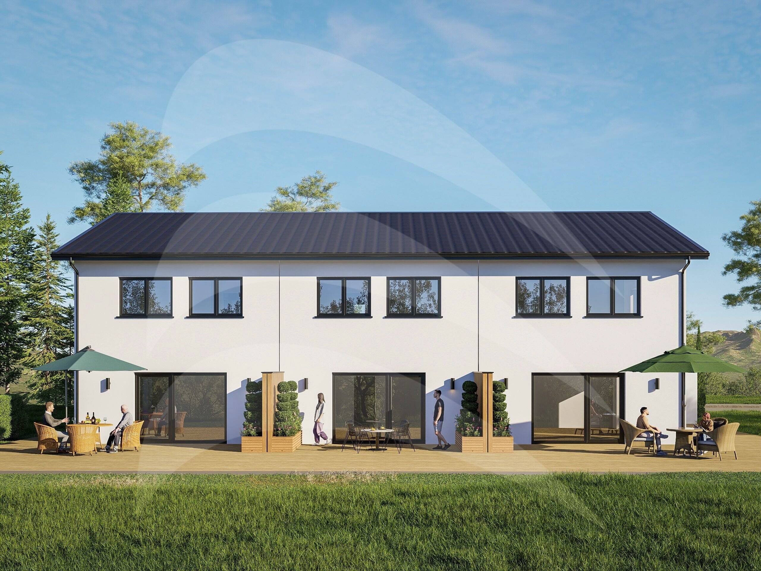 KfW-40 Neubau mit Traumblick: Energieeffizientes Reihenmittelhaus in Denkhof – Büchlberg – Vorschaubild 5