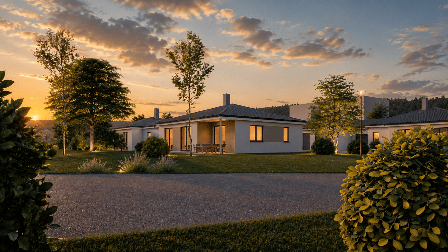 Bungalow 5 - ALL INCL. Arnstein incl. Grundstück, Außenanlage, Garage - Bauabschnitt 1 Fertigstellung 2027 - Seniorenbungalow barrierefrei – Arnstein – Vorschaubild 5