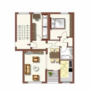 3-Zimmer-Wohnung im Erdgeschoss in Duisburg Neumühl – 47167 Duisburg – Vorschaubild 9
