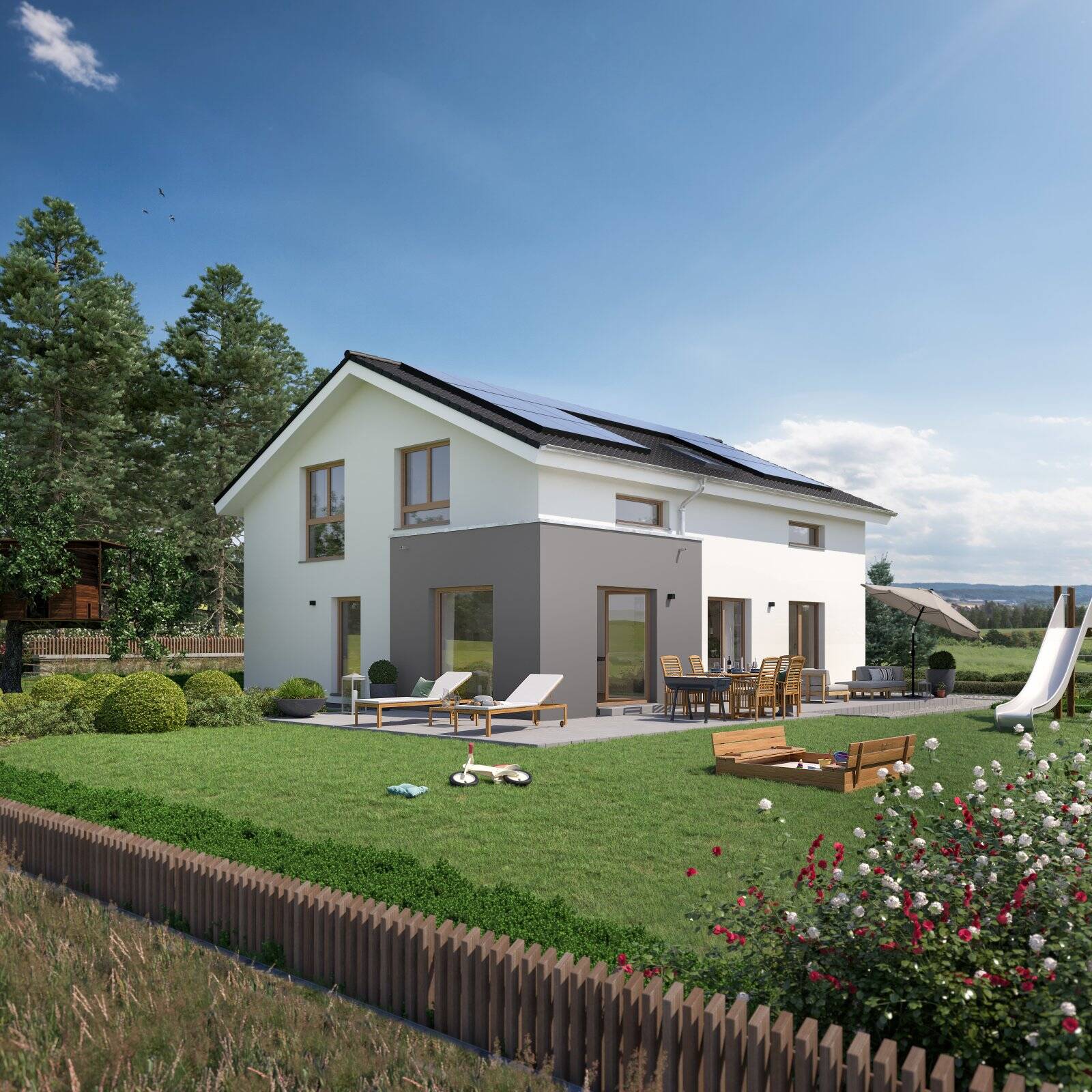 LivingHaus trifft deine Wünsche - Individuell geplantes Traumhaus mit Satteldach und modernem Komfort in Ingolstadt