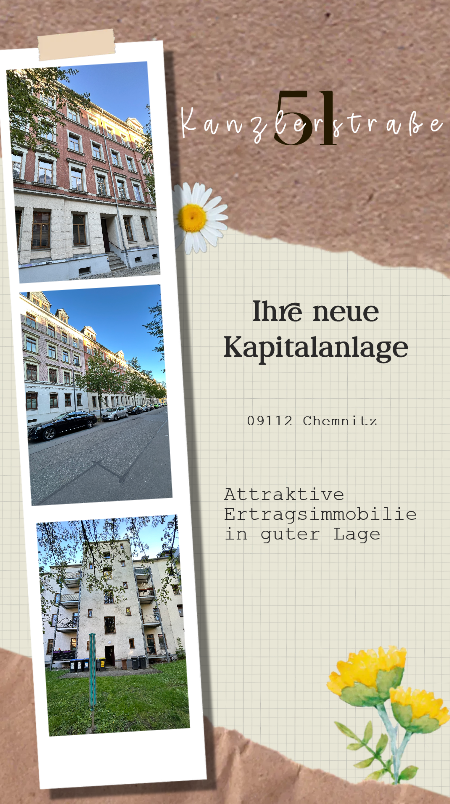 Attraktive Ertragsimmobilie in guter Lage - Ihre neue Kapitalanlage – Chemnitz – Bild 1 von 9