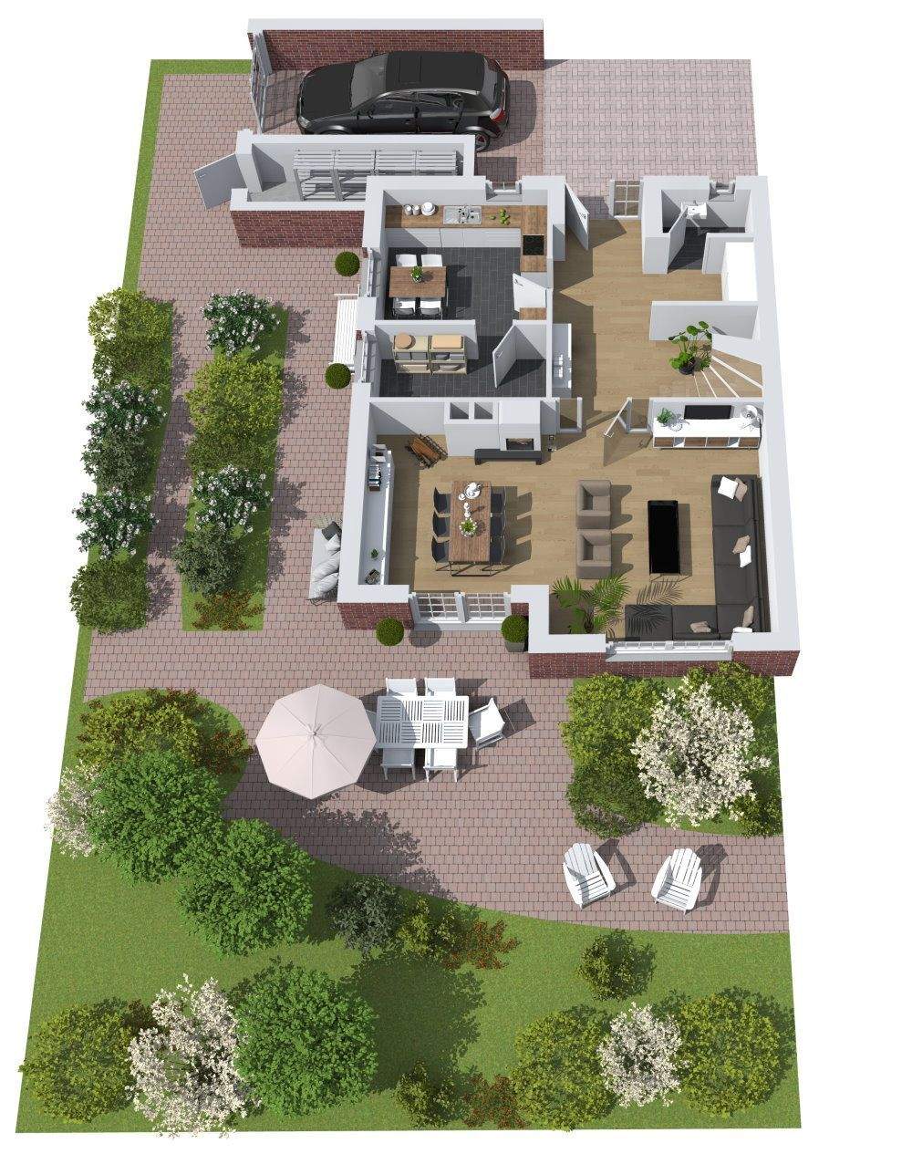 Behagliches Wohnhaus - Haushälfte - mit 121 m² Wohnfläche und einem Carport mit gemauertem Abstellschuppen in Oldenburg / Eversten – Oldenburg – Vorschaubild 8