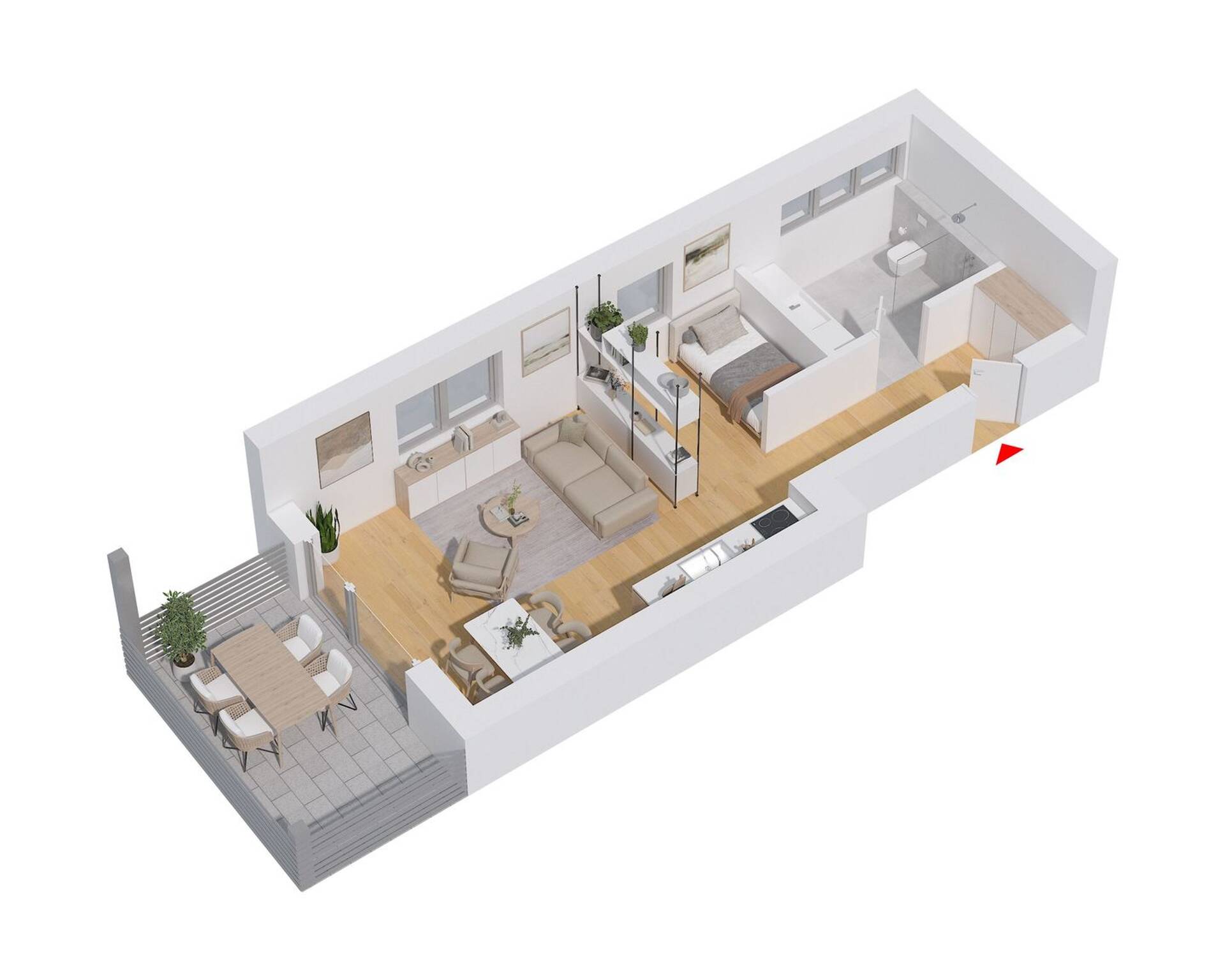 Etagenwohnung in 88416 Ochsenhausen mit 49,89 m² kaufen