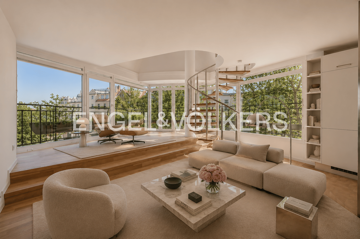 Maisonettewohnung im Stil der "Belle Époque" mit Blick auf Schloss Charlottenburg – Berlin – Vorschaubild 3