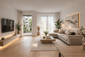 Exklusive 3-Zimmer-Wohnung mit Süd/West-Balkon, EBK, 2 Bädern & Tiefgarage in München-Nymphenburg – 80634 München – Vorschaubild 4