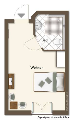 1-Zi.-Pflegeapartment in Alterlangen...Geldanlage und Vorsorge zugleich! – 91056 Erlangen – Vorschaubild 2