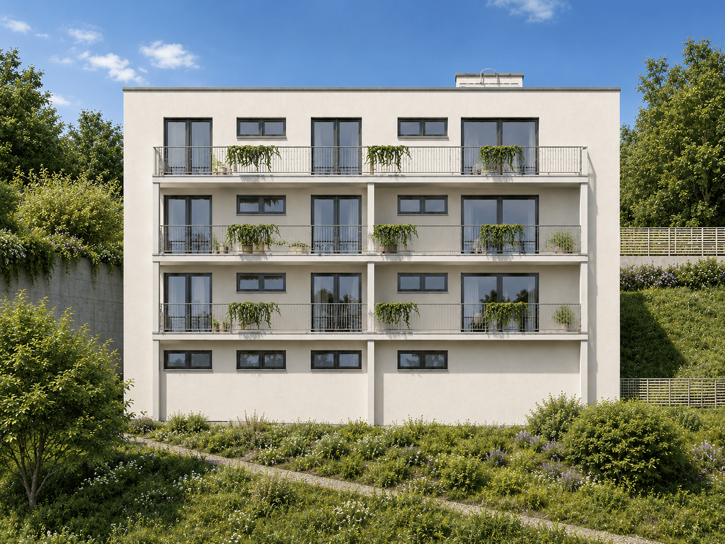 Heidelberg-Ziegelhausen Neubau Terrassenwohnungen